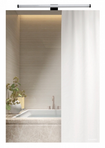 Зеркало-шкаф Azario AZ-ZC-022CS 50*70 в алюминиевом корпусе фото 2