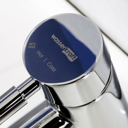 Смеситель для умывальника Wasserkraft Main 4103 Thermo Термостатический хром фото 4