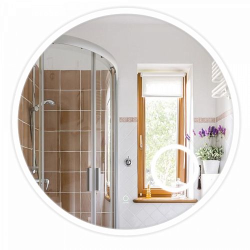 Зеркало с подсветкой Azario AZ-Z-005ALM D600, D800