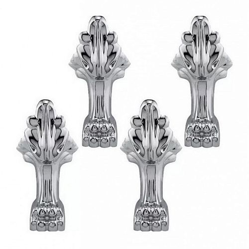 Комплект ножек к ванне Роксбург хром (4 шт)