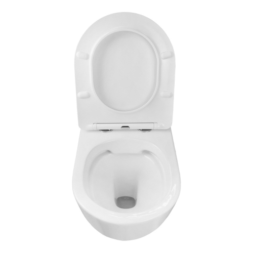 Унитаз подвесной безободковый Azario Grado AZ-0046 SP с сидением микролифт фото 4