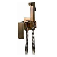 Смеситель с гигиеническим душем Haiba HB5512-4 бронза