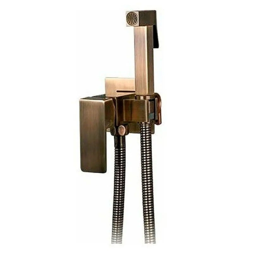 Смеситель с гигиеническим душем Haiba HB5512-4 бронза