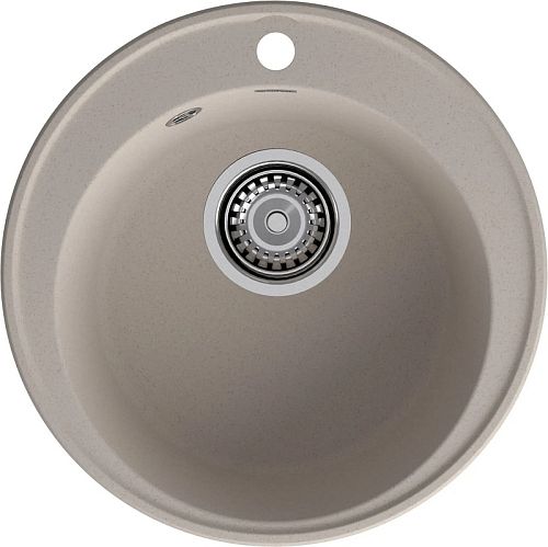 Мойка кухонная GranFest Quarz GF-Z08 бежевый, белый, серый, терракот, черный, песок