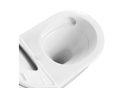 Унитаз подвесной безободковый Aquatek Классик AQ1112T-00 Tornado, сидение м/л фото 7