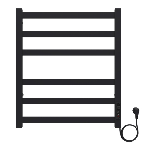 Полотенцесушитель электрический Azario Palermo 50*60, 50*100 черный фото 2