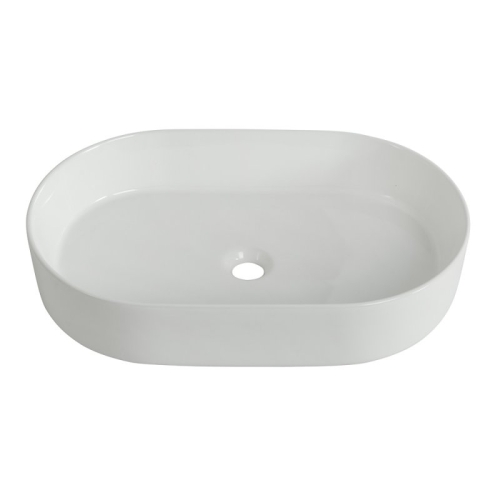 Раковина накладная Belbagno BB1479 610х385х120 мм, белая фото 4
