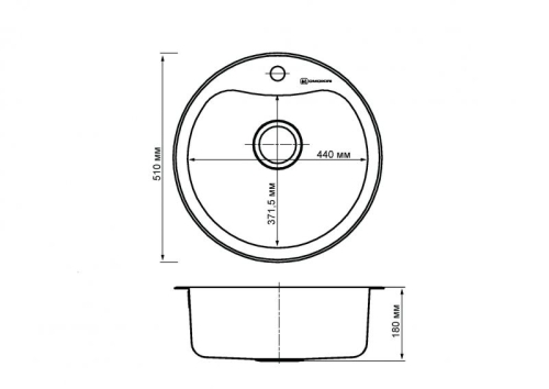 Кухонная мойка Omoikiri Saroma 51-1-IN 0.8 мм фото 2