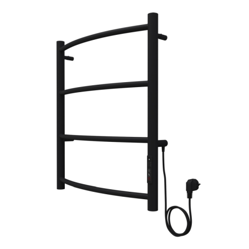 Полотенцесушитель электрический Azario Verona 50*60, 50*80 черный (диммер справа)