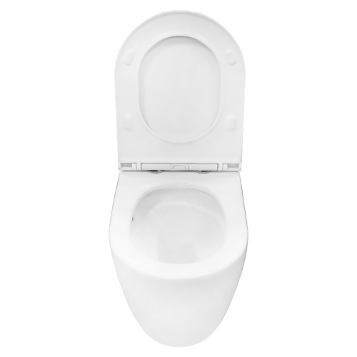 Унитаз напольный безободковый Azario Verona AZ-8301, смыв Торнадо фото 3