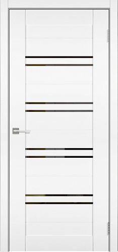 Дверь межкомнатная Tandoor Оникс Эмалекс белый, зеркало