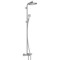 Душевая система с термостатом Hansgrohe CROMETTA S 240 Showerpipe 27320000 хром