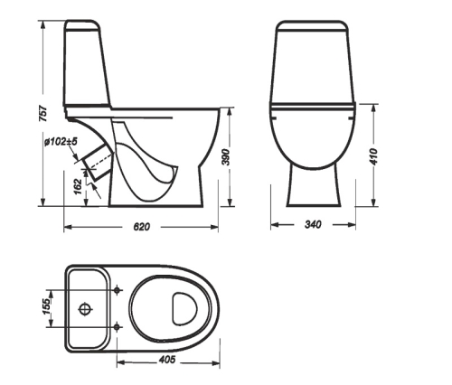 Компакт Sanita Luxe Max Comfort дюропласт с микролифтом фото 2