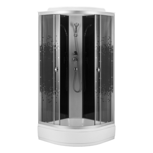 Душевая кабина Loranto CS-1000-25ТМ/М 100*100 средний поддон