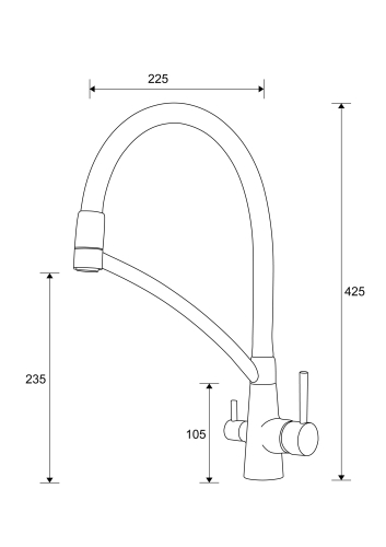 Смеситель для кухни с подкл фильтра Paulmark Siegen (11 цветов) фото 2 Смеситель для кухни с подкл фильтра Paulmark Siegen (11 цветов) фото 2
