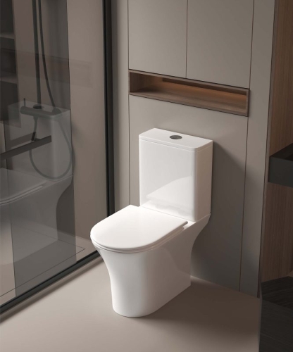 Унитаз напольный безободковый Aquatek Optima AQ4412-00 смыв Торнадо фото 7