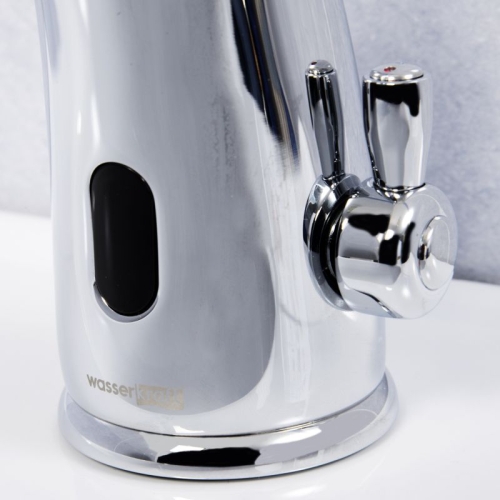 Смеситель для умывальника Wasserkraft Rossel 2813 сенсорный хром фото 6