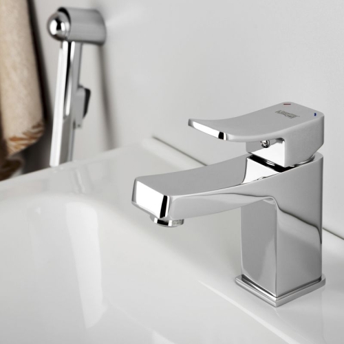 Смеситель для умывальника Wasserkraft Aller 1068 с гиг душем хром фото 2