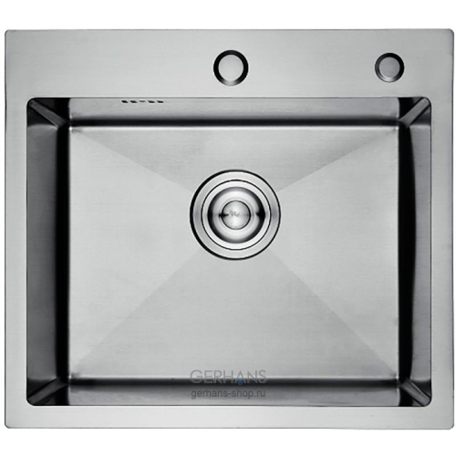 Мойка кухонная Gerhans K35044(K35044B) 50*44 1 мм нерж сталь, графит