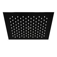Верхняя душевая лейка Wasserkraft Glan A199 черный глянец