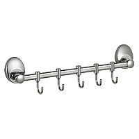 Планка с пятью крючками Haiba HB1615-5 хром