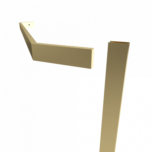 Душевое ограждение Triton Дека-Голд 90*90, 100*100 стекло прозрачное фото 6