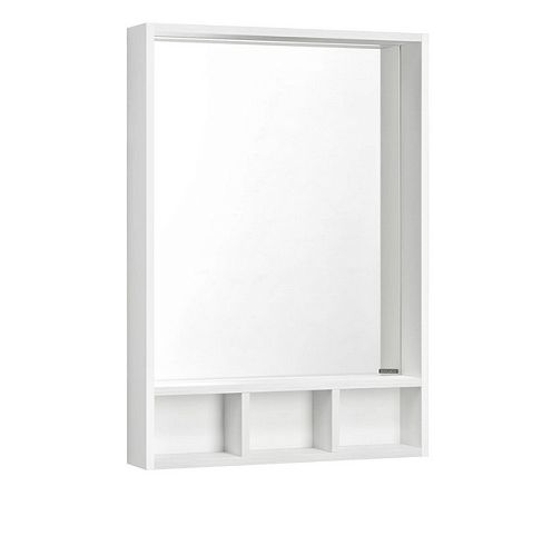 Зеркало Акватон Йорк 50, 60 Белый Глянцевый/Выбеленное Дерево