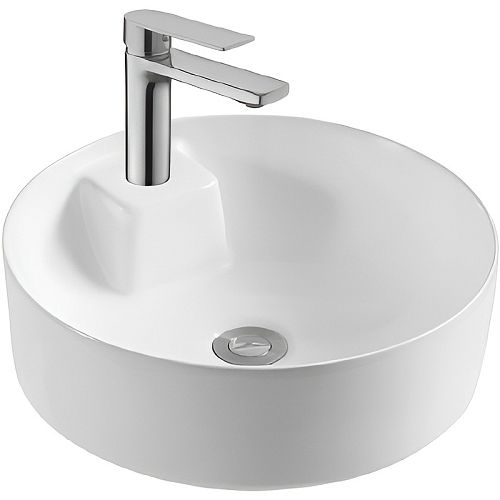 Раковина накладная Aquatek Европа AQ5212-MW 40,5*40,5*14 белый матовый