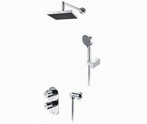 Встроенный смеситель для ванны на 2 положения Wasserkraft A16028 Thermo (душевой комплект) хром