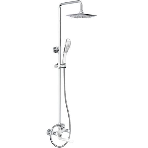 Душевая система со смесителем Gappo G2449 белый/хром
