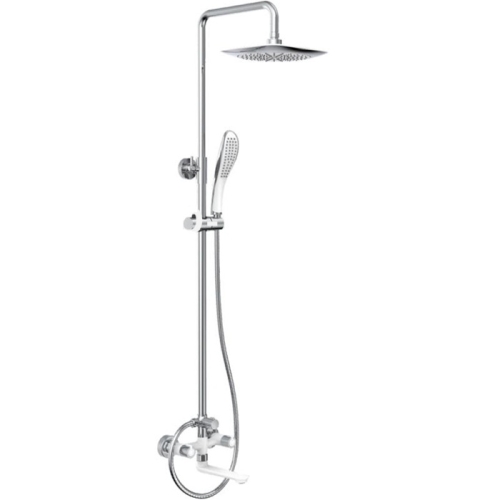 Душевая система со смесителем Gappo G2449 белый/хром