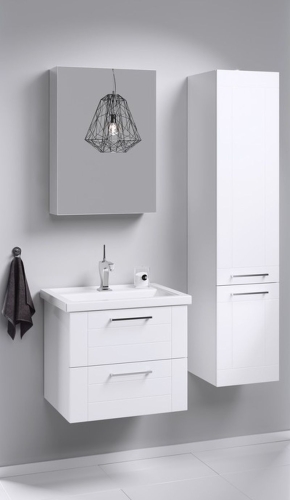 Пенал подвесной Aqwella MANCHESTER 35 см белый фото 2