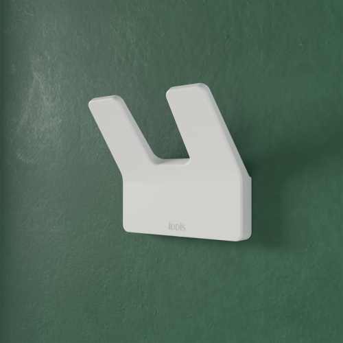 Крючок двойной Iddis Slide белый фото 2