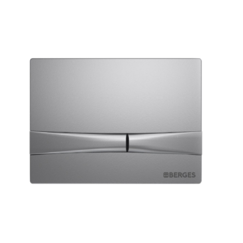 Инсталяция Berges Wasserhaus NOVUM F кнопка белая, хром матовый, хром глянец, Soft Touch черная фото 5