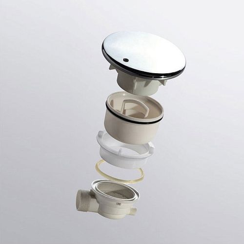 Сифон для душевых поддонов RGW Velplex QYD-01 90 хром