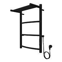 Полотенцесушитель электрический с полкой Azario Verona 40*60, 40*80, 50*80 черный