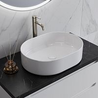 Раковина накладная Belbagno BB1483 500х370х135 мм, белая