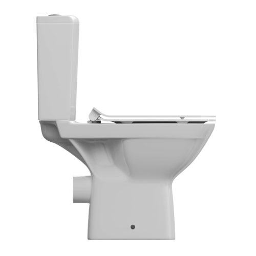 Компакт Cersanit Carina CleanOn Slim Lift, безободковый, дюропласт с микролифтом фото 2