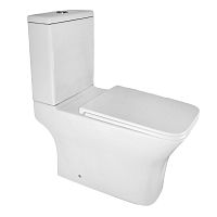 Унитаз напольный безободковый Azario Mari AZ-79143T, смыв Торнадо