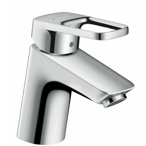 Смеситель для раковины Hansgrohe Logis Loop 71150000, хром, со сливным гарнитуром