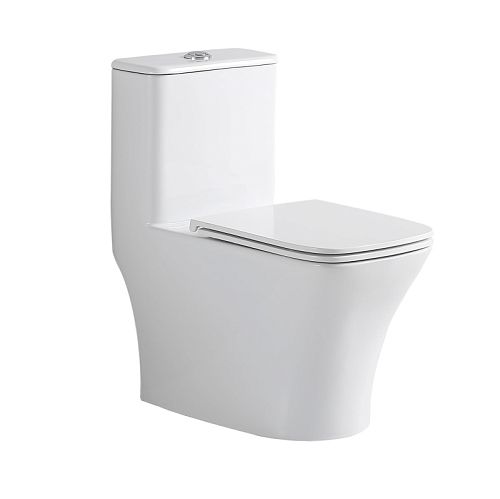 Унитаз-моноблок напольный безободковый Sole Orax