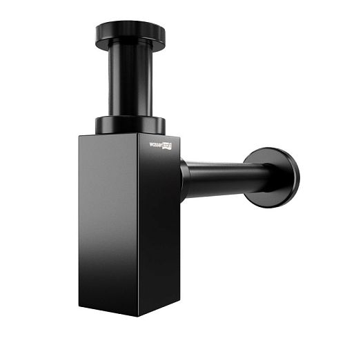 Сифон для раковины Wasserkraft Abens A169 черный Soft-touch