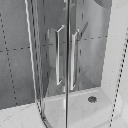 Душевое ограждение Azario Шанхай AZ-S43 80*80, 90*90, 100*100 профиль графит матовый фото 5