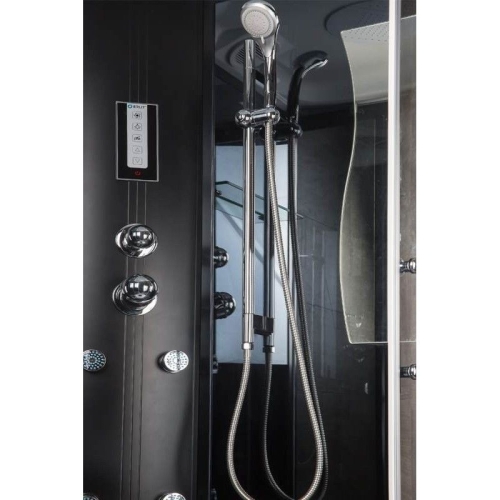 Душевая кабина ERLIT ER570917-C2(4)-RUS 90*90*210, зад стенка зеркальная, стекло тонированное фото 2