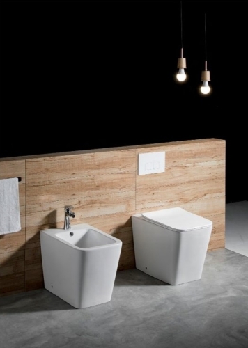 Унитаз приставной Aquatek ЛИБРА New AQ1908N-00 безободковый тонкое сиденье с доводчиком фото 2