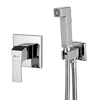 Смеситель встроенный монтаж с гигиеническим душем Lemark UNIT LM4519C хром