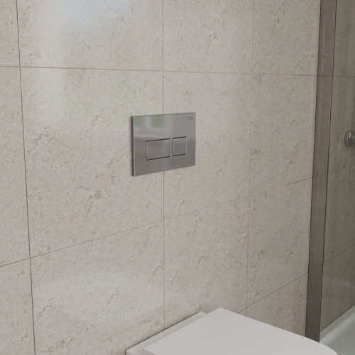 Инсталляция для унитаза D&K DI8055119 + клавиша Berlin хром, матовый хром, белый, черный фото 4