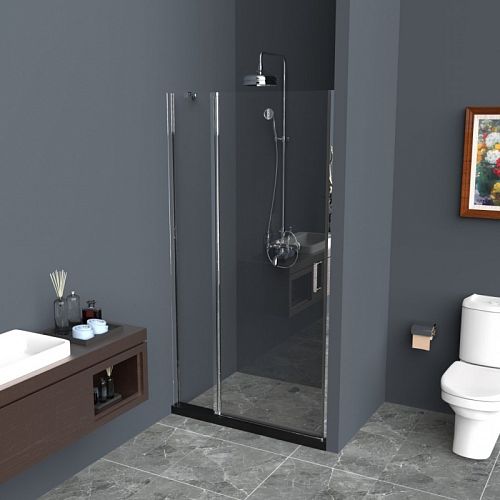 Душевая дверь Bel Bagno Uno-B-12 90, 100, 110, 120 стекло прозрачное