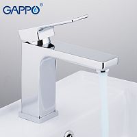 Смеситель для раковины Gappo Futura G1018 хром