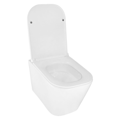 Унитаз подвесной безободковый Azario Esconda AZ-2805E, смыв Торнадо фото 3